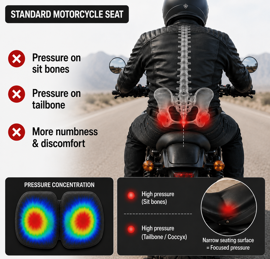 It Concentrates Pressure in One Small Area